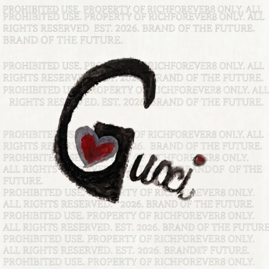 Gucci inspired hand-painted artwork