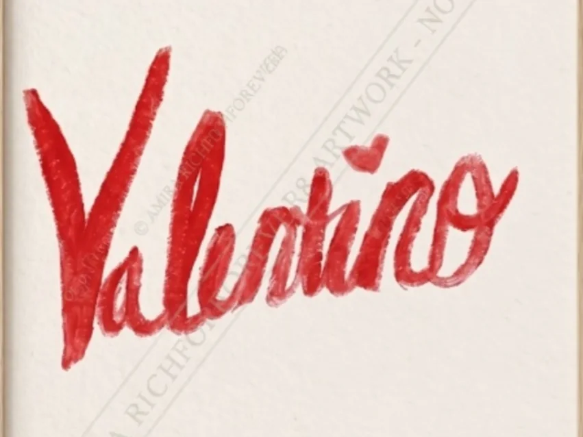 Nesya fashion-inspired Valentino artwork